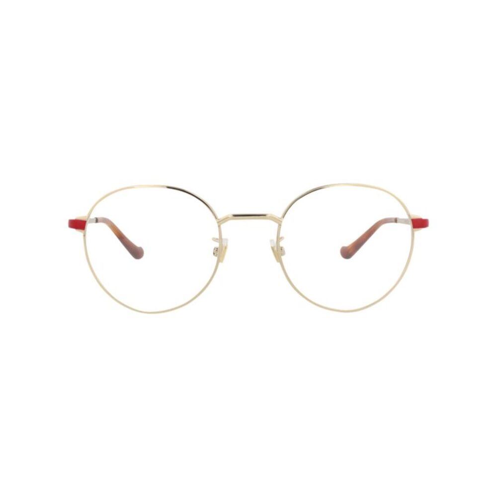 Gucci Round-Frame Metal Optical Frames Multi Unisex-Adult